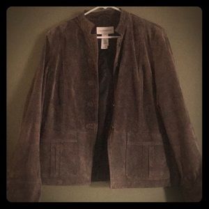 Soft suede jacket